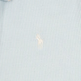 RL PREMIUM MEN'S V NECK BORDER POLO SHIRT (SKY BLUE)